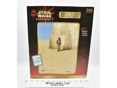 Eposide 1 Movie Teaser Poster 300 Pieces Puzzle Star Wars 1999 NEW MISB Hasbro