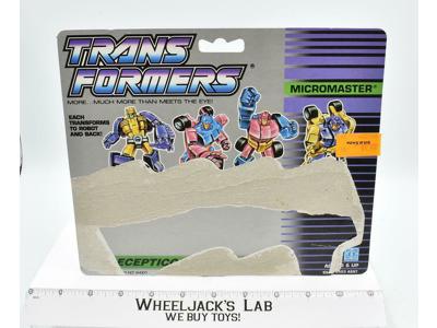 Race Track Patrol Cardback 1989 Vintage Hasbro G1 Transformers Action Figure