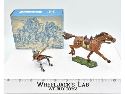 8855 Mounted Cavalry Soldier Norman W Lance Toy Soldiers Elastolin 70MM W/BOX
