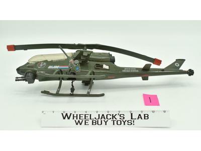 Dragonfly #2 Assault Copter W/ Wild Bill 1983 G.I. Joe Cobra Vehicle