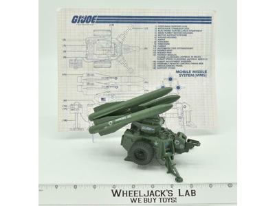 MMS Mobile Missile System GI Joe 1982 ARAH Vintage Hasbro Vehicle
