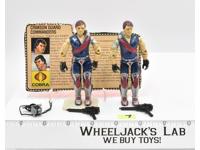Tomax &amp; Xamot #7 V1 100% Complete 1985 GI Joe Vintage ARAH Hasbro Action Figure