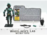 Night-Viper V1 100% Complete 1989 GI Joe ARAH Hasbro Vintage Action Figure