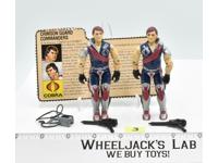 Tomax &amp; Xamot #3 V1 100% Complete 1985 GI Joe Vintage ARAH Hasbro Action Figure