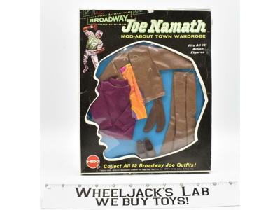 Joe Namath Different Drummer Mod-About Town Wardrobe Broadway 1970 Mego 12" Doll