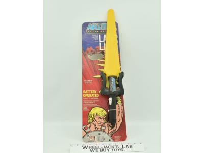 Laser Light Sword NEW He-Man Masters of the Universe MOTU Mattel HG Toys 1984