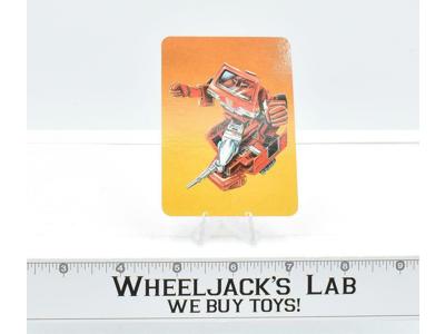 Ironhide Card 15 Variant Color Transformers Action Trading Cards 1985 G1