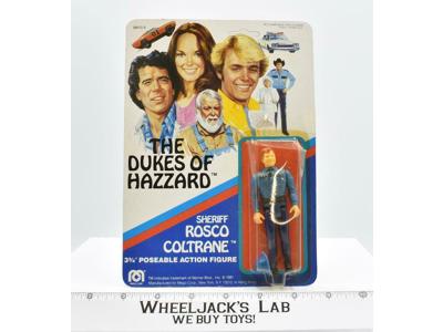 Unpunched Sheriff Rosco Coltrane MOSC 1981 Dukes Of Hazzard Mego Vintage