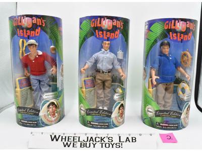 Professor Skipper &amp; Gilligan #2 3x 9.5" Gilligans Island 1997 Exclusive Premiere