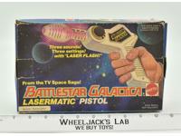 Lasermatic Pistol Battlestar Galactica 1978 Mattel Action Figure Not Working