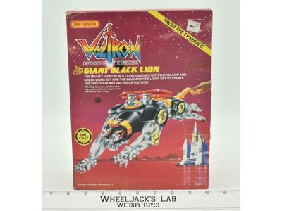 Giant Black Lion Die-Cast Voltron Defender of the Universe 1985 Matchbox NEW MIB