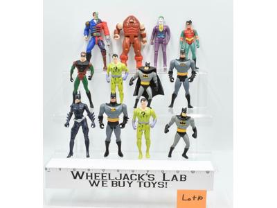 Lot #10 12 Batman DC Comics Superheroes Villains ToyBiz Kenner Action Figures