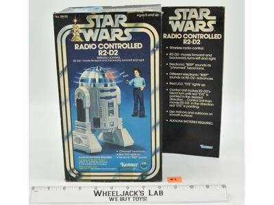 R2-D2 8" Remote Control Droid Robot #1 Star Wars 1978 Vintage Kenner MIB Works