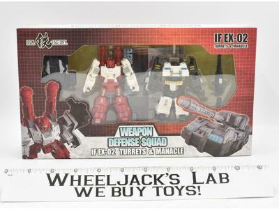 Weapon Defense Squad IF EX-02 Transformer Iron Factory SEALED MISB NEW Figure