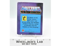 Figure Reference Poster 21x16 MOTU Masters of the Universe 1985 Mattel Vintage