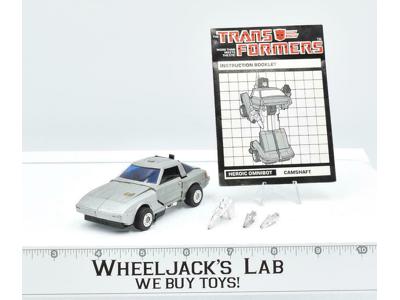 Camshaft ~ 100% Complete 1985 Vintage G1 Transformers Action Figure W MANUAL