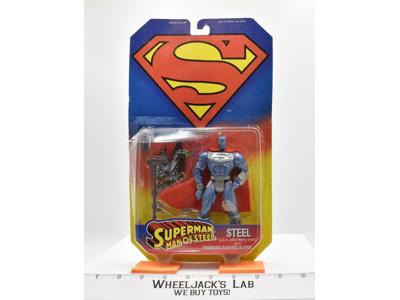 Steel John Henry Irons Superman Man of Steel 1995 Kenner NEW MOSC Action Figure