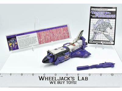 Astrotrain 100% Complete Vintage 1985 G1 Transformers Hasbro Action Figure
