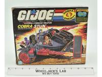 Cobra Stun &amp; Motor Viper 100% Complete MIB GI Joe 1986 Action Figure Vintage