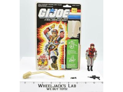 Crazylegs V1 100% Complete W CARD 1987 GI Joe Hasbro Vintage Action Figure