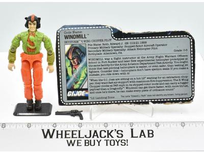 Windmill V1 1988 GI Joe ARAH Hasbro Vintage Action Figure