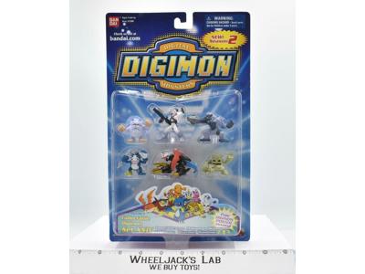 Digimon Series 2 Set 24 Digimon Digital Monsters 1997 Bandai PVC Figures MOSC