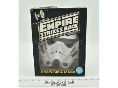 Storm Trooper Costume &amp; Mask ONLY Wars Empire Strikes Back 1977 Ben Cooper