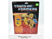 Scoop Cardback 1987 Vintage Hasbro G1 Transformers Action Figure