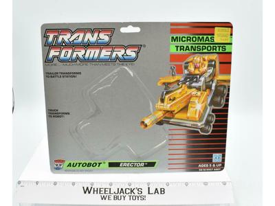 Erector Cardback 1988 Vintage Hasbro G1 Transformers Action Figure