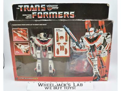 Jetfire MIB MACROSS PAINTED VARIANT WING EMBLEM Matsushiro 1986 G1 Transformers