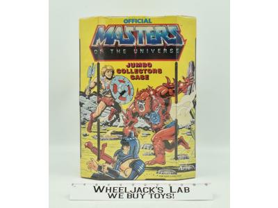 Action Figure Jumbo Collectors Case 1984 MOTU Mattel Masters of the Universe