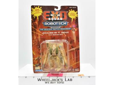 Excaliber MK VI #1 Civil Defense Exo Squad Robotech MOSC 1994 Playmates MOSC