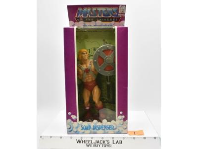He-Man Soap Dispenser #1 1985 MIB MOTU Masters of the Universe Vintage Mattel