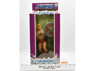 He-Man Soap Dispenser #2 1985 MIB MOTU Masters of the Universe Vintage Mattel