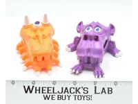 PURPLE &amp; ORANGE Mini Ghost Traps The Real Ghostbusters 1987 Kenner Vintage