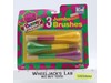 3-pc Jumbo Paint Brushes Barney Arts & Crafts 1993 Kid Dimension NEW MOSC