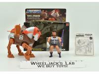 Fisto &amp; Stridor Complete MIB He-Man 1983 Mattel Masters Of The Universe Vintage