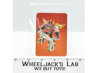 Snarl Card 36 Variant Color 1985 G1 Transformers Action Trading Cards