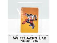 Red Alert Card 13 Variant Color 1985 G1 Transformers Action Trading Cards