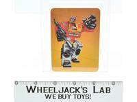 Blaster Card 19 Variant Color Transformers Action Trading Cards 1985 G1