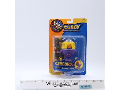 Cerebrix Cubix Robots for Everyone 2001 Trendmasters Figure Cerebrx NEW MOSC