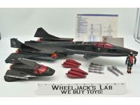 Cobra Night Raven SR-71 Blackbird Jet 100% Complete 1986 GI Joe Hasbro Vintage