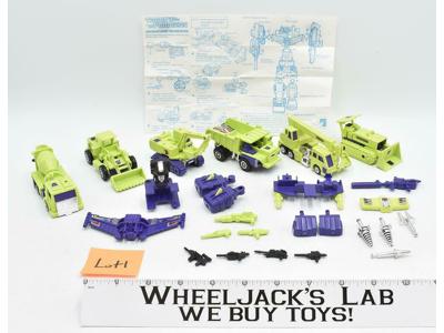 Devastator #1 100% Complete Vintage 1985 G1 Transformers Hasbro Action Figure