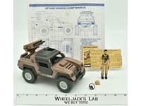 Vamp Mark II &amp; Clutch Attack Jeep Complete 1984 Hasbro Vehicle Vintage GI Joe