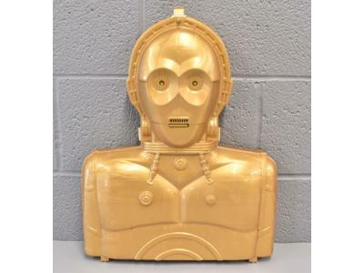 C-3PO Electronic Talking Carry Case WORKS POTF 2 Star Wars 1996 Kenner