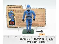 Cobra Commander #1 V1.5 Swivel Arm Complete 1983 GI Joe Hasbro Action Figure