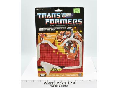 Afterburner Cardback 1987 Vintage Hasbro G1 Transformers Action Figure