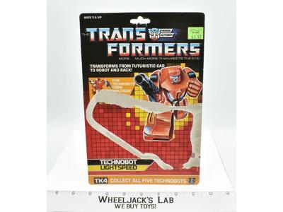 Lightspeed Cardback 1987 Vintage Hasbro G1 Transformers Action Figure
