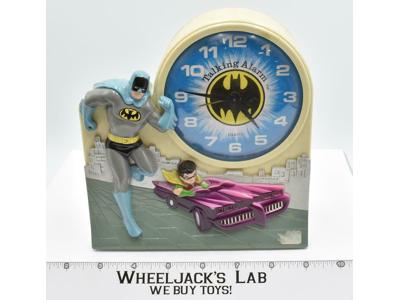 Batman &amp; Robin Vintage Alarm Clock 1974 Janex (Untested)