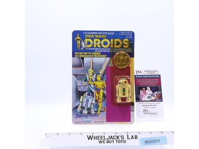 R2-D2 MOSC KENNY BAKER JSA AUTOGRAPHED Star Wars Droids 1985 Kenner